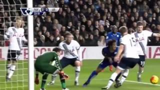 ТОТТЕНХЭМ 0-1 ЛЕСТЕР обзор матча 13.01.2016--Tottenham 0-1 Lester city match highlights