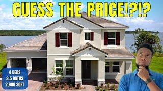 GUESS THE PRICE!!! | Inside A Lakefront Gem in West Orlando | New Construction Property Tour