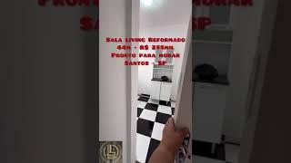 LOFT/STUDIO À VENDA 44m² - R$ 255.000,00 - REFORMADO - 1 VAGA - JOSÉ MENINO - SANTOS/SP