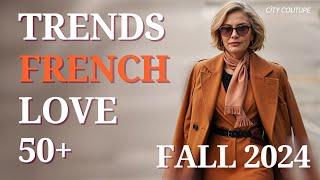 Classic Fall Fashion Trends 2024 FRENCH WOMEN Love 50+