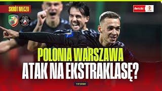 SKRÓT: MIEDŹ LEGNICA - POLONIA WARSZAWA: STARCIE NA SZCZYCIE I PIĘĆ GOLI! BETCLIC 1 LIGA