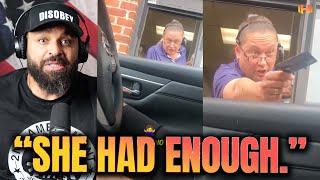 White Cashier Goes Off On Black Woman in Drive Thru 