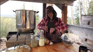 Cooking Porcupine Soup & Wild Foraged Greens | Life in Alaska