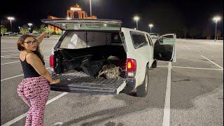 Stealth Truck Camping In Rivers Casino Parking Lot