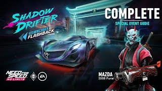 Need For Speed: No Limits | 2008 Mazda Furai (Shadow Drifter  | Complete Special Event - Flashback)