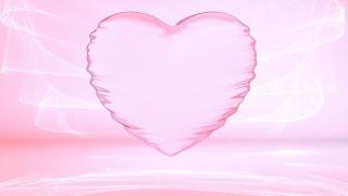 Gorgeous Abstract Pink Transparent Liquid Heart Caustic Light Rays 4K DJ Visuals Loop Background