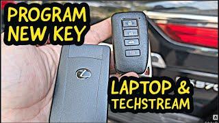 Program Key Fob Remote and Credit Card Key for your Lexus or Toyota with Techstream  Laptop VXDiag