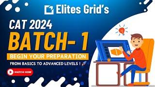 CAT 2024 Course details are out | Elites Grid | Complete Course Structure