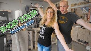 Woodworking Shop Tour Summer 2019 | Jennie and Davis