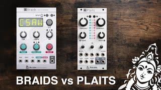 Mutable Instruments BRAIDS vs PLAITS!