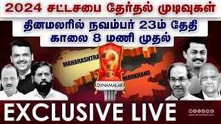 Live : மகாராஷ்டிரா அரியணை யாருக்கு? போட்டிக்கு போட்டி! | மகாயுதி VS மகா விகாஸ் அகாடி | #result2024