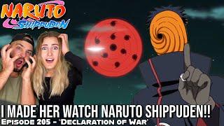 THE 4TH SHINOBI WORLD WAR BEGINS!! Girlfriend's Reaction Naruto Shippuden Episode 205