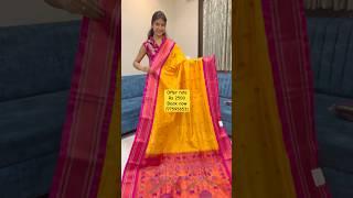 Semi silk paithani | Tana silk | Shubham paithani Yeola | book now 7775956531#saree #traditional