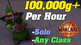 HURRY UP! 100,000g+/Hr SOLO Goldfarm War within