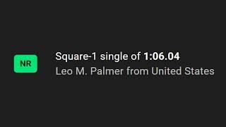 USA’s New Square-1 NR Single Is Over 1 Minute?!