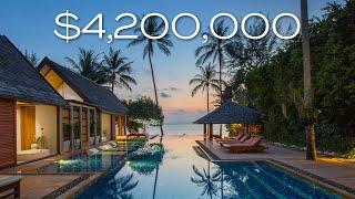 Inside a tropical Thai inspired villa in Koh Samui