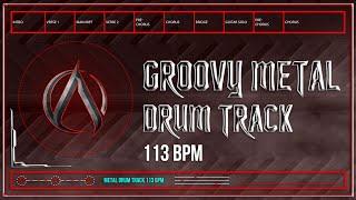 Groovy Metal Drum Track 113 BPM (HQ,HD)