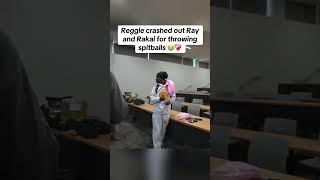 Reggie crashed out Ray and Rakai for throwing spitballs #reggie #ray #rakai #kai #streameruniversity