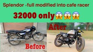 Hero Honda Splendor+ full modified #modified #bike #biker