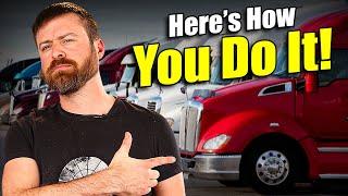 How To Start A Trucking Business Without Driving