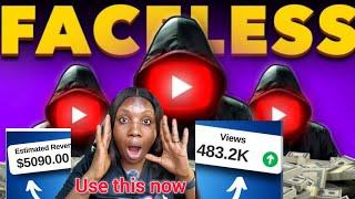 How To Generate Profitable Faceless YouTube Videos In 3min |Make money online