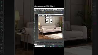 Sofa modeling in 3Ds Max...Design by @3dinterior.studio ...DM US TO GET A QUOTE...