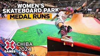 Women’s Skateboard Park: Top 3 Runs | X Games Chiba 2024