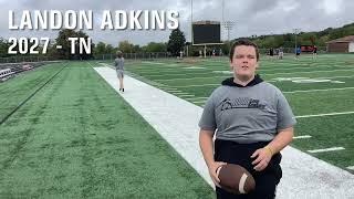 Rubio Long Snapping, Landon Adkins, September 29, 2024