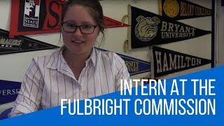 Intern at the Fulbright Commission in Belgium: Elisabeth