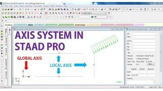 Axis System in Staad Pro | Staad Pro for beginners | Tutorial 04