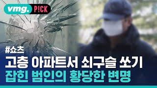 고층 아파트서 호기심에 쇠구슬 쐈다는 60대 / 비머pick / 비디오머그 #shorts