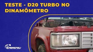 TESTE  DE POTÊNCIA DA D20 TURBINA K16 E INTERCOOLER