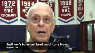 SMU men's basketball head coach Larry Brown