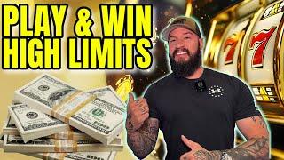 How to Win BIG at High Limit Slots!  Over $10,000 in Jackpots in less than 30 Min! ⭐️