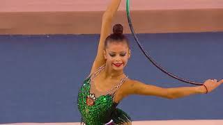 Karolina Tarasova hoop Junior division Sky Grace 2024 28.50 Silver medal (RUS)