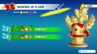 Mario + Rabbids Kingdom Battle | World 4-5 Bowser Jr.'s Lair