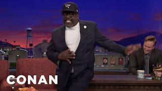 Cedric "The Entertainer" Can't Resist Dancing To Salsa Music | CONAN on TBS