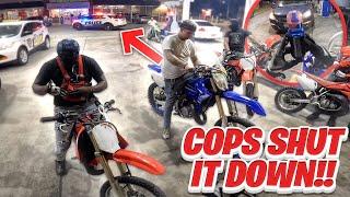 COPS SHUT DOWN GAS STATION IN BALTIMORE!! *WE COULD NOT GET GAS*