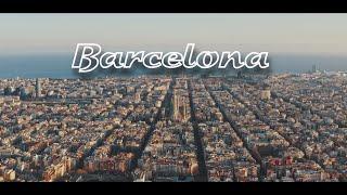 BARCELONA 4K dron, Catalunya - ESPAÑA