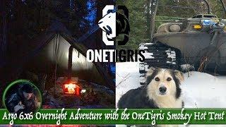 Argo 6x6 Overnight Adventure with the OneTigris Smokey Winter Hot Tent