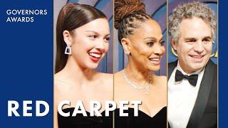 Olivia Rodrigo, Mark Ruffalo, Ava DuVernay & More | Red Carpet Governors Awards Moments