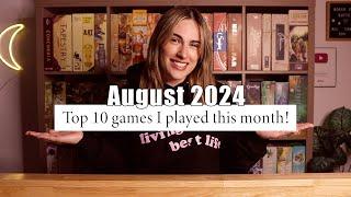 My Top 10 Games of August 2024! | Monthly Wrap Up