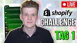 (TAG 1) Shopify Challenge | So baust du einen erfolgreichen Shopify Store in 2019 