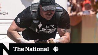 #TheMoment a Canadian was crowned World's Strongest Man