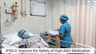 IPSG - 3 :Improve the Safety of High Alert Medication | VINS Hospital | #who #worldpatientsafetyday