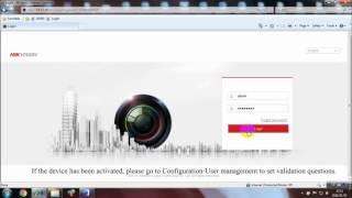 How to reset a password on a Hikvision NVR or DVR by answering validation questions