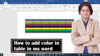 how to add color in table in ms word | How to Add Shading to Table Cells in Word