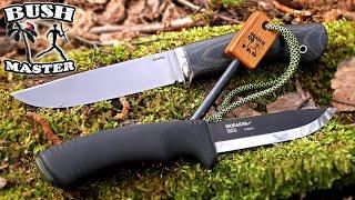 Нож Нырок от Кметь против Mora Bushcraft Black