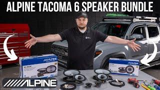 Alpine 6 Speaker Plug & Play Upgrade Bundle Install | 2016 - 2023 Toyota Tacoma