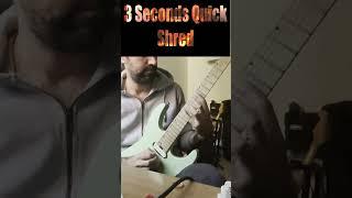 3 Seconds Guitar Shred #guitarshred #alternatepicking